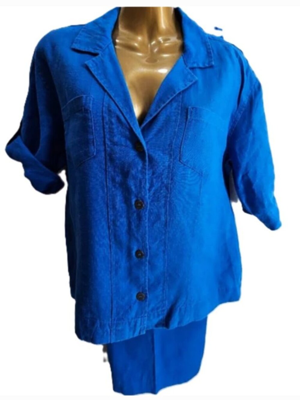 Chico's Linen Jacket Pants Outfit size 1